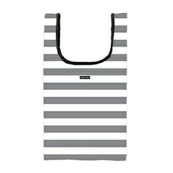 Shopping Bags - Hanna Hula(ハンナフラ) エコバッグ L ボーダーグレー CECO-BGRY-L