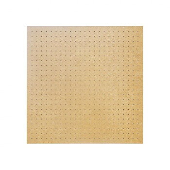ディスプレイや収納などに。サイズ606×606×3mm個装サイズ：61×61×1cm重量1075g個装重量：1000g素材・材質MDF仕様穴の大きさ:直径5mm穴のピッチ:25mmピッチ穴数:529個(23×23列)カラー:無塗装生産国日本fk094igrjs