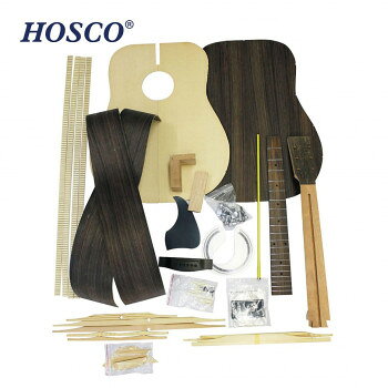 HOSCO(ホスコ) 楽器組立キット フォークギターキット ローズウッド GR-KIT-D3