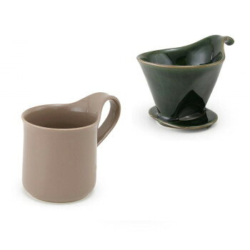 ZERO JAPAN(ゼロジャパン) ドリッパー＆カフェマグセット ドリッパートレイ付 DMZ-16 AGN/OOG