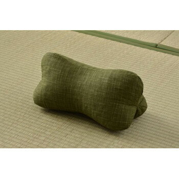 ホネのかたちのまくら ほね枕 約35×17cm グリーン 2918839