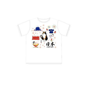 キャラクターのプリントがかわいいTシャツです。日本のお土産として、海外の方へのプレゼントにも◎サイズバスト112-120、身長175-185cm個装サイズ：34×25×3.5cm重量個装重量：240g素材・材質綿100%生産国日本fk094igrjs