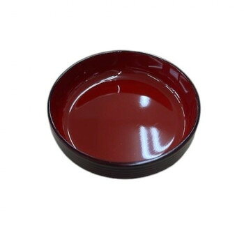 福井クラフト　多用飯器大)PT溜内朱天黒中子 31000203
