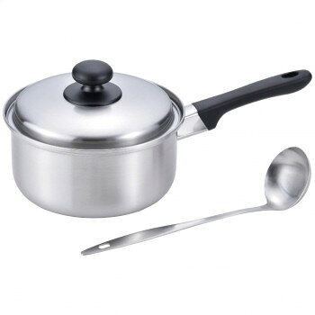 燕三条製にこだわったステンレス製品。サイズ直径約18cm、深さ約9.4cm個装サイズ：34.8×21.1×10.7cm重量約680g個装重量：930g素材・材質本体:ステンレス仕様底厚約0.7mm付属品お玉×1生産国中国fk094igrjs