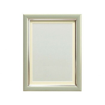 パール調の色合いで高貴な雰囲気を演出できるフレームです。サイズ外寸:142×189mm、内寸:121×168mm、窓寸:100×145mm個装サイズ：20.6×15.5×2.4cm重量220g個装重量：270g素材・材質本体:樹脂面材:ガラス仕様対応サイズ:キャビネ判柄:無地縦横兼用スタンド付縦横兼用、置きのみマット1枚付き生産国ベトナムfk094igrjs