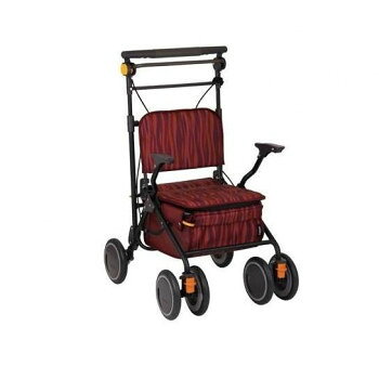 座面の高さが低めの39cm。座りやすく買い物カゴものせられる、スタンダードタイプのシルバーカーです。ハンドルのフラット部分に手のひらを置くような感覚で使用できます。サイズ個装サイズ：51×29×21cm重量約6.7kg個装重量：8580g素材・材質本体:アルミニウム合金座面・背もたれ:ポリエステルバッグ:ポリエステル、ポリウレタン仕様組み立て寸法:幅520×奥行605×高さ820〜940mm折り畳み寸法:幅520×奥行350×高さ750mm押し手高さ:820〜940mm、5ポジション座面寸法:幅330×奥行275mm座面高さ:390mmバッグ寸法:幅295×奥行335×高さ185mm最大使用者体重:100kg最大積載荷量:10kg生産国中国fk094igrjs