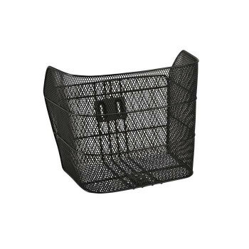 センタン工業　自転車カゴ　D型メッシュバスケット　ダークグレー　D-033DGY
