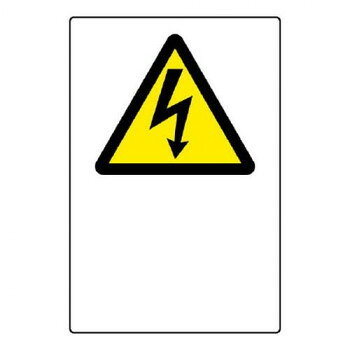 ユニット JIS規格標識　高電圧マーク 802-551A