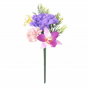 お供え用　ミニ仏花　プリザーブドフラワー　想花(そうか)　パープル　C34860