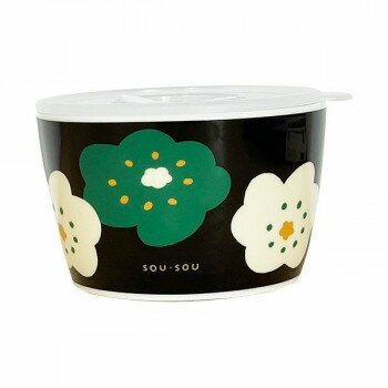 電子レンジで温めてそのまま食卓へ。密閉蓋がついてるのでラップいらず。京都発のテキスタイルブランド「SOU・SOU」日本の四季や風情をポップに表現したテキスタイルデザインを製作する京都のブランド。『新しい日本文化の創造』をコンセプトに、伝統的な素材や技法を積極的に用いながらも、現代のライフスタイルに寄り添うものづくりを展開。地下足袋や和服、和菓子や家具など、多岐にわたるアイテムを製作・販売。また、様々な分野の企業とのコラボレーションによって、日本のテキスタイルデザインの可能性を広げています。サイズφ9.7×H6.2cm個装サイズ：10×7×10cm重量個装重量：280g素材・材質本体:磁器蓋:シリコーンゴム・熱可塑性エラストマー・ポロプロピレン仕様内容量:210ml電子レンジ:可付属品取扱説明書生産国中国fk094igrjs