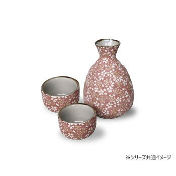 小花散る古風なデザインが美しい酒器セットです。職人が時間と手間を掛けて丁寧にひとつひとつ入念な手作業でお作りしております。マットな質感と、角度によって煌めく絵柄が魅力的です。プレゼントにも喜ばれる商品です。サイズ徳利:φ75×110mm、盃:φ50×35mm個装サイズ：15.0×16.5×9.0cm重量350g個装重量：350g素材・材質陶器仕様食洗機、電子レンジ:使用可(温め直しに限る)容量徳利:250cc、盃:50cc生産国日本fk094igrjs