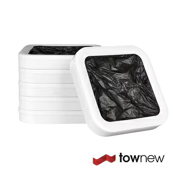 townew（トーニュウ）リフィルゴミ箱（T1, T AirX用）6個セット ブラック townew R...