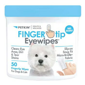 Petkin フィンガーティップワイプ 目用 Petkin Fingertip Eye Wipes ペット用品 犬用品 猫用品