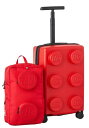 【レッド】LEGO レゴ ハードサイド 機内持ち込み可能スーツケース バックパックセット リュック TSAロック 拡張機能付 頑丈伸縮ハンドル ノートPC タブ...