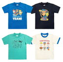 95cm【4枚セット】パウパトロール キッズ Tシャツ ブルー 綿100% 子ども 孫 ティーシャツ 半袖 保育園 幼稚園 2歳 3歳 P.PATROL
