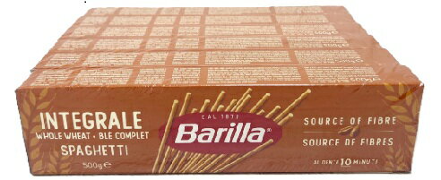 【6P】バリラ 全粒粉スパゲッティ 500g×6 パスタ ホールウィート 食物繊維 香ばしい風味 ヘルシー 健康 BARILLA 【6P】バリラ 全粒粉スパゲッティ 500g×6 パスタ ホールウィート 食物繊維 香ばしい風味 ヘルシー 健康 BARILLA