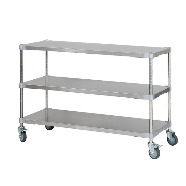ステンレス シェルフ ワゴン 46×120cm