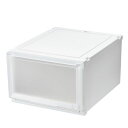 【送料無料】天馬 Fits フィッツケース アドバンス 55-45L 幅45×奥行55×高さ30cm ホワイトクリア