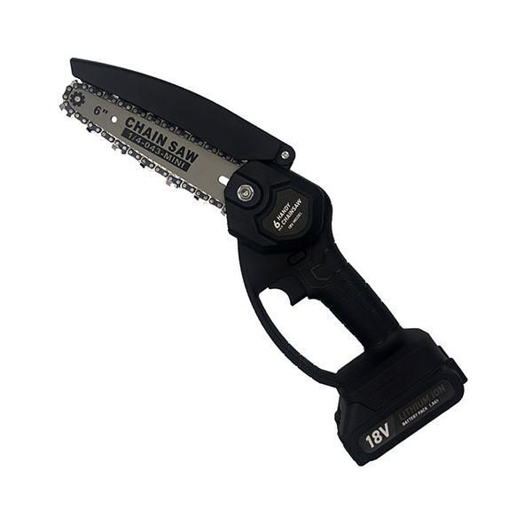 三金商事 電動ハンディチェーンソー ブラック SAW-MINI01-BK