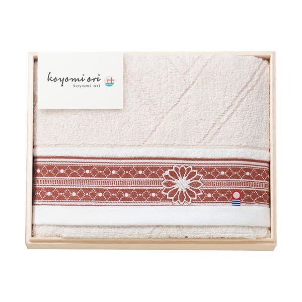 今治タオル koyomi ori バスタオル(国産木箱入) 60×110cm B1117546