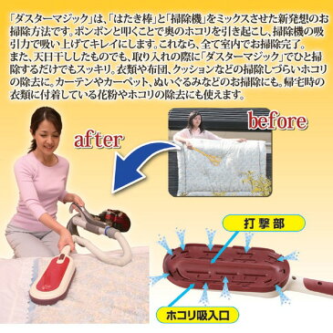 【送料無料】ダスターマジック(掃除機用アタッチメント) 収納袋付き (ホコリ・花粉対策)
