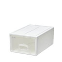 【送料無料】天馬 Fits フィッツケース 47-33 幅33×奥行47×高さ21.5cm ホワイトクリア