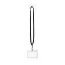 【送料無料】マイティループ 名札L MLC-131D黒10本