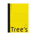 【送料無料】【まとめ】 Trees B5 A罫 30枚 イエロー 【×10セット】