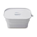 【送料無料】折りたためるつけ置き洗いバケツ 7L