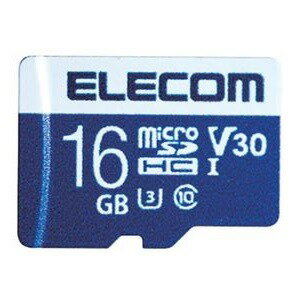 エレコム マイクロSDカード UHS-I U3 16GB 1