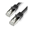 【送料無料】(まとめ) StarTech.com カテゴリ6 LANケーブル S/FTP ツメ折れ防止RJ45コネクタ 1m ブラック N6SPAT1MBK1本 【×3セット】