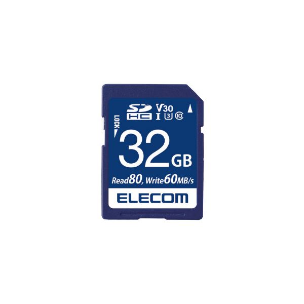 エレコム データ復旧SDHCカードUHS-I U3 32GB