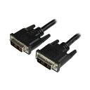 【送料無料】(まとめ) StarTech.com DVI-Dシングルリンクケーブル ブラック 91cm オス/オス DVIMM3 1本 【×5セット】