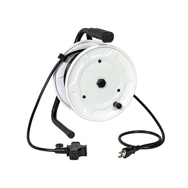 日動工業 コードリール 100V 屋内用 アース無し のびーる 10m コード先端にコンセント 延長コードタイ..