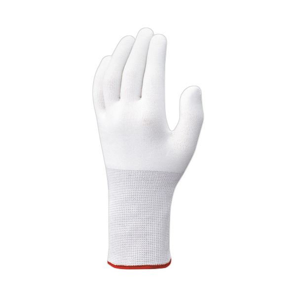【送料無料】（まとめ）ショーワグローブ 耐切創背抜き手袋デュラコイル 546X L ホワイト NO546X-L 1双【×5セット】