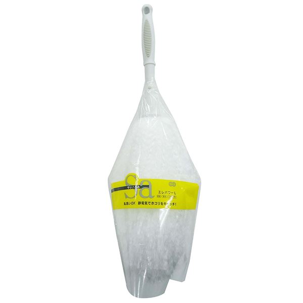 【2個セット】 オーエ サッとる2 エレパワー ホワイト L(はたき ホコリ 埃 取り 静電気 丸洗い 掃除 清..