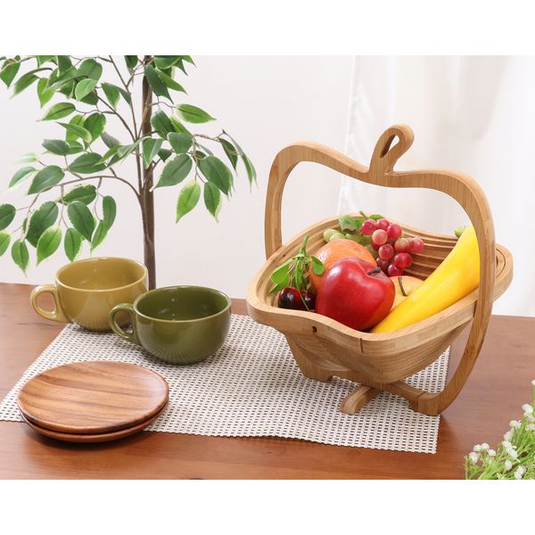 ワールドデポのりんごバスケットM【代引不可】｜アングル2