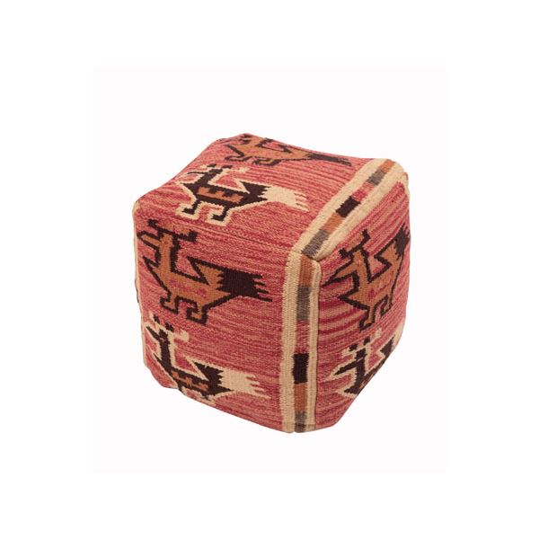 キリム スツール D 約幅30cm コットン 発泡ビーズ オットマン リビング インテリア家具 リビング家具 インテリア雑貨