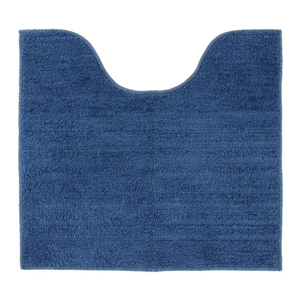【2個セット】 ルックス トイレマット 55×60cm クールソリッド(ネイビー)