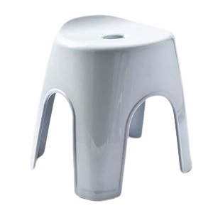 【3個セット】 バスチェア 風呂椅子 座面高約35cm 約幅36.5cm ブルー 通気性抜群 抗菌効果 Emeal エミ..