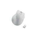 【送料無料】エレコム 静音 2.4GHz無線マウス EX-G 5ボタン Mサイズ M-XGM30DBSKWH ホワイト