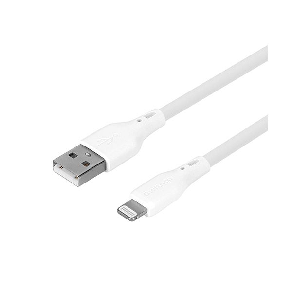 （まとめ） オウルテック Ato Lightning エコナミクスケーブル ホワイト 1.5m OWL-CBECOLA15-WH 1本 【..
