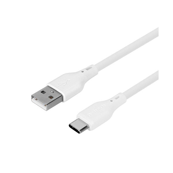 （まとめ） オウルテック Ato C エコナミクスケーブル ホワイト 1.5m OWL-CBECOCA15-WH 1本 【×2セット】