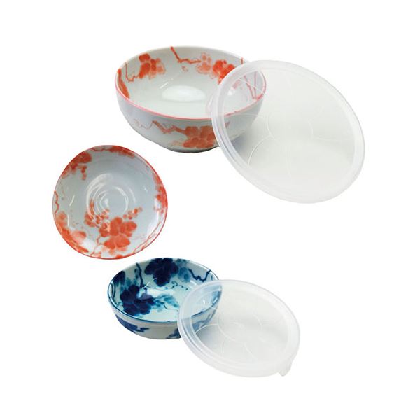 色彩ぶどう3点セット パックS(φ11.2×4cm)・パックL(φ16.6×7cm)・小皿(φ12×2.3cm)×各1 B1084615