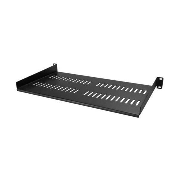 【送料無料】StarTech.com 1U 固定式サーバーラック棚板 19型対応 ブラック CABSHELFV1U 1枚