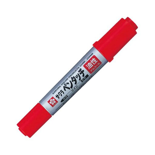 サクラクレパス油性マーカー ペンタッチツイン あか PK-T#19 1セット(10本) サクラクレパス油性マーカー ペンタッチツイン あか PK-T#19 1セット(10本)