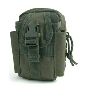 多機能 MOLLE バッグ 対応 防水布使用 ポーチ オリーブ アメリカ軍 米軍 US軍 ミリタリーバッグ ミリタ..