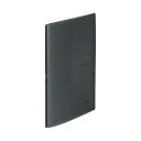 (まとめ)リヒトラブ soeru クリヤーブックA4タテ 10ポケット 背幅8mm スモークブラック N-8100-24 1冊【×50セット】