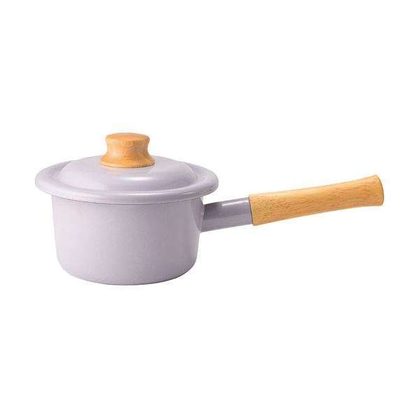 富士ホーロー コットンプラス ミルクパン14cm パープル C6124570