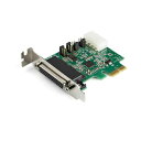【送料無料】StarTech.com RS232シリアルインターフェースカード 4ポート PEX4S953LP 1個